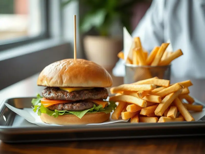 Burger & Fries